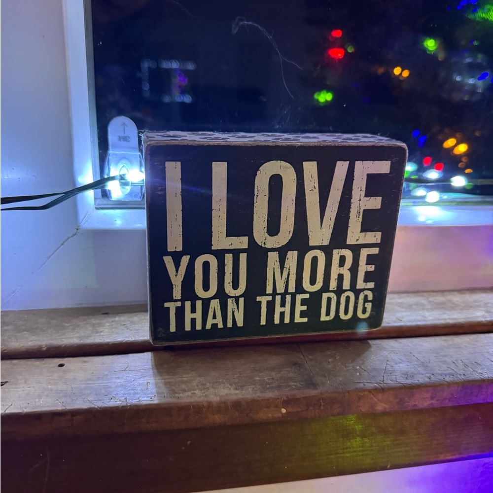 Primitives by Kathy Phillips Dog Wooden Sign